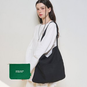베네통 소프트 데일리 숄더백 + 파우치 세트 골드박스 특가