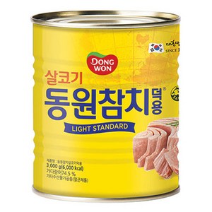 동원참치 살코기 참치 라이트 스탠다드 덕용, 3kg, 1개