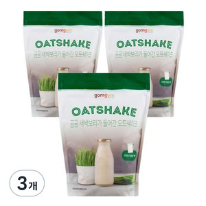 곰곰 새싹보리가 들어간 오트쉐이크, 1kg, 3개