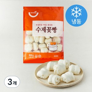 세미원 수제꽃빵 (냉동), 900g, 1개입, 3개