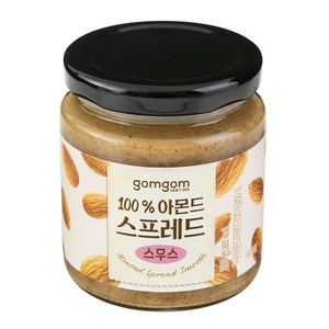 gomgom 곰곰 100% 아몬드 스프레드 스무스, 200g, 1개 골드박스 특가