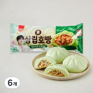 삼립호빵 발효미종 생생야채 호빵, 95g, 4개입, 6개