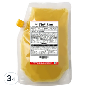 아이엠소스 허니머스터드소스, 2kg, 3개