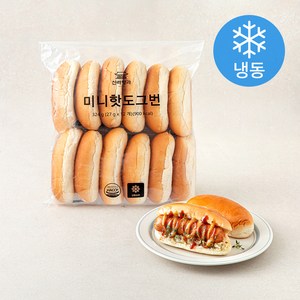 신라명과 미니 핫도그번 (냉동), 27g, 12개입, 1개