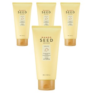 더페이스샵 망고씨드 실크보습 크리미 클렌징 폼, 300ml, 4개