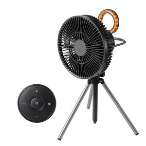 벤딕트 언템드 무선 LED 차박 캠핑 BLDC 더 블로우 서큘레이터, BLACK
