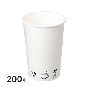 더빈썸 드로잉 종이컵 240ml, 100개입, 2개