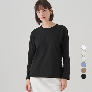 ELLEPARIS ELLE PARIS 여성 릴렉스핏 긴팔 티셔츠 골드박스 특가