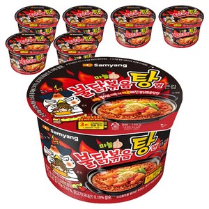 불닭볶음탕면 큰컵 120g, 7개