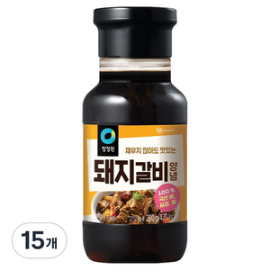 청정원 전통 돼지갈비양념, 280g, 15개