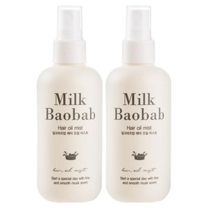 밀크바오밥 헤어 오일미스트, 120ml, 2개