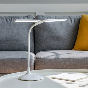 프리즘 충전식 무선 LED 스탠드 PL-1400, 화이트