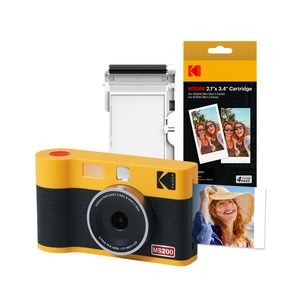 코닥 미니샷2 ERA 즉석카메라 MS200 + 카트리지 38p, MS200(Yellow), 1세트