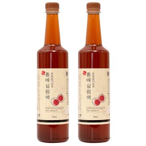 하동감사농원 홍매실원액, 750ml, 2개