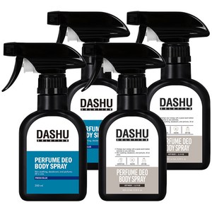 다슈 솔루션 퍼퓸 데오드란트 바디스프레이 프레쉬 블루향 + 딥 우디향, 2개, 200ml