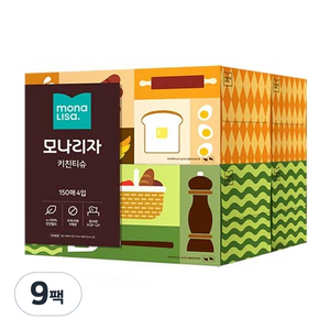 모나리자 키친티슈 150매, 36개