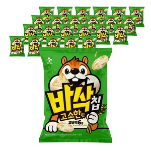 CJ 바삭칩 고소한맛 고단백 쌀과자, 24개, 45g