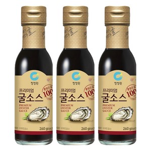 청정원 프리미엄 굴 소스, 260g, 3개