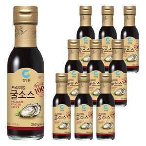 청정원 프리미엄 굴 소스, 260g, 10개