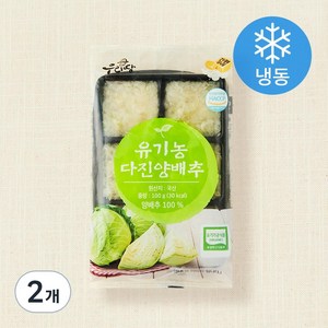 유기가공식품 인증 웰팜넷 유기농 다진양배추 (냉동), 100g, 2개