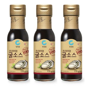 청정원 프리미엄 굴소스, 170g, 3개