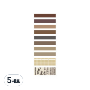 온업 DIY 다이어리 꾸미기 테이프 세트 ST25, 타입3, 5세트