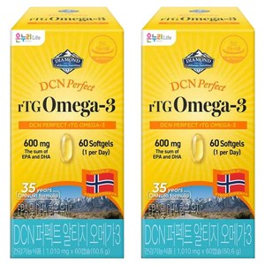 DCN 퍼펙트 알티지 오메가3, 2개, 60정