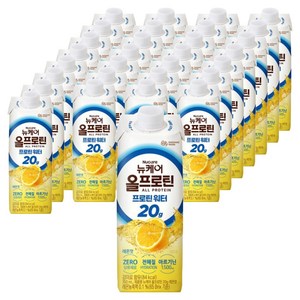 뉴케어 올프로틴 레몬맛 프로틴 워터, 350ml, 36개