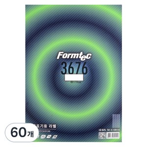 폼텍 분류표기용 전산라벨 LQ-3676 40 x 14 mm, 76칸, 60개