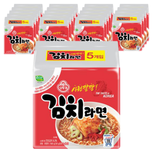 오뚜기 김치라면 120g, 100개