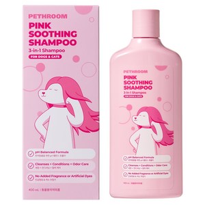 페스룸 반려동물 핑크 수딩 샴푸, 1개, 400ml