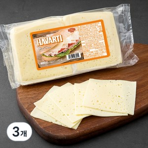 프라우들리치즈위스콘신 하바티 슬라이스 치즈, 21g, 32개입, 3개