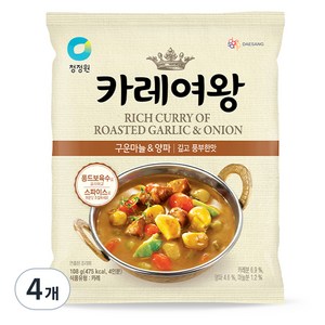 카레여왕 구운마늘 앤 양파, 108g, 4개