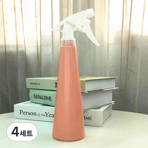 식물 화분 도구 분무기, 4세트, 핑크