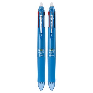 프릭션 4색 볼펜 멀티펜 0.5mm, 라이트블루, 2개