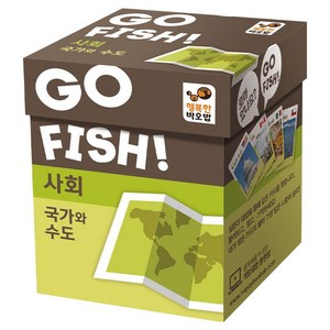 행복한바오밥 고피쉬 국가와 수도 학습카드게임, 혼합색상, 1개