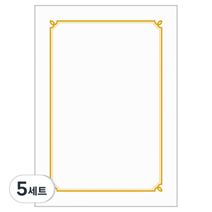 우진산업 로얄G1 상장용지, 흰색, 100개