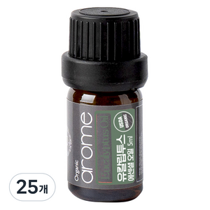 아로므 유칼립투스 시트로네라 에션셜 오일, 5ml, 25개