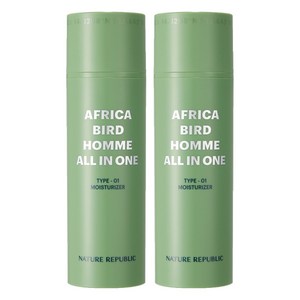 네이처리퍼블릭 아프리카 버드 옴므 올인원 모이스처라이저, 150ml, 2개