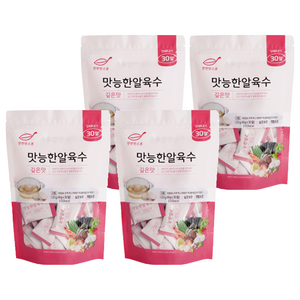 천연한스푼 맛능한알육수 깊은맛, 120g, 4개