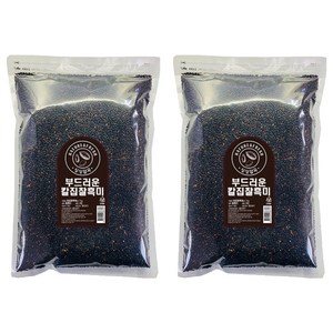 싱싱잡곡 부드러운 칼집 찰흑미, 3kg, 2개