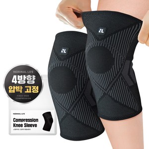 고탄력 무릎보호대 블랙, 1세트 골드박스 특가