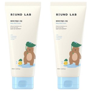 라운드랩 베이비 마일드 크림, 2개, 200ml
