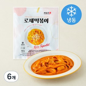 석관동 로제 떡볶이 (냉동), 560g, 6개