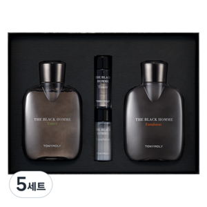 토니모리 더 블랙 옴므 토너 170ml + 20ml + 에멀전 170ml + 20ml 세트, 5세트