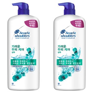 헤드앤숄더 가려운두피케어 샴푸, 1.2L, 2개