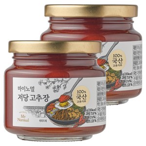 마이노멀 저당 고추장, 230g, 2개