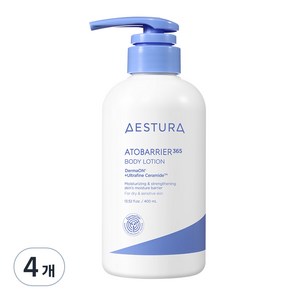 에스트라 아토베리어365 바디로션, 400ml, 4개