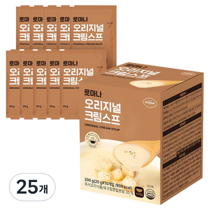 로마나 오리지널 크림 스프 10p, 25개, 200g