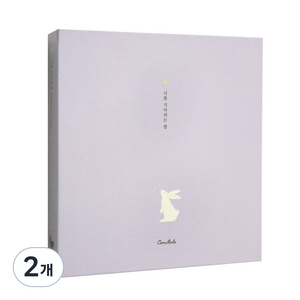 코니테일 너를 기다리는 맘 임신 다이어리 초음파앨범, 라벤더, 48매, 2개